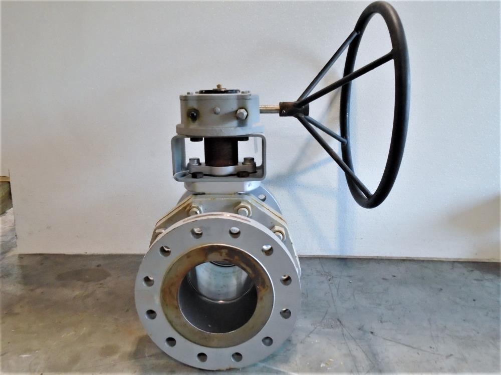 Kitz 6" 300# WCB 2-Pc Ball Valve 300SCTDZM-FS with Rotork Gear Operator